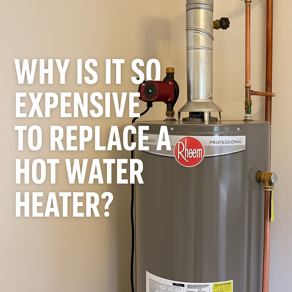 Why is it so expensive to replace a hot water heater