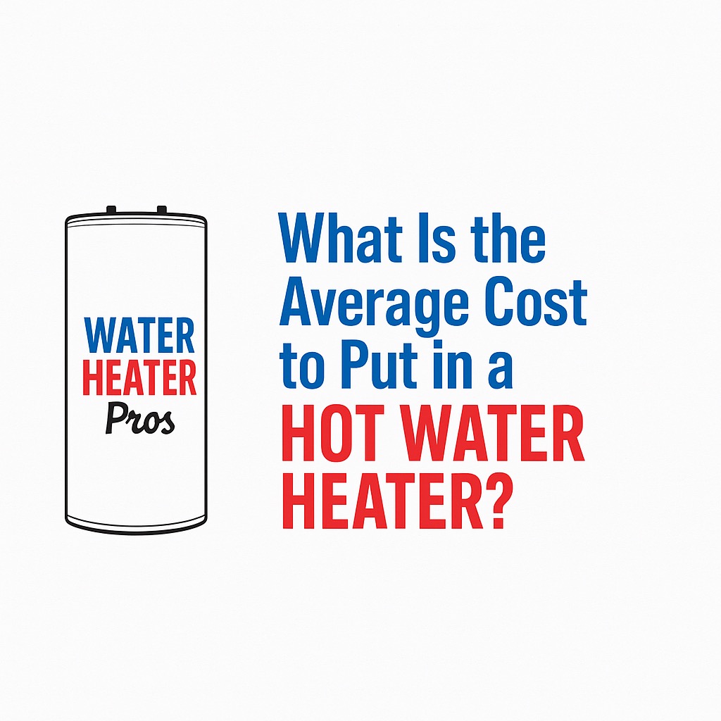 What is the Average Cost to Put in a Hot Water Heater
